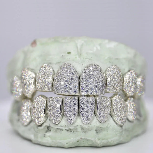 Iced Out Moissanite 10 On 10 Hip Hop Grillz