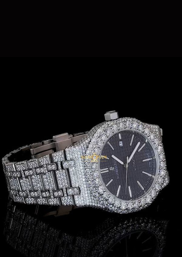 Full White Moissanite Diamond Iced Out Luxury Watches