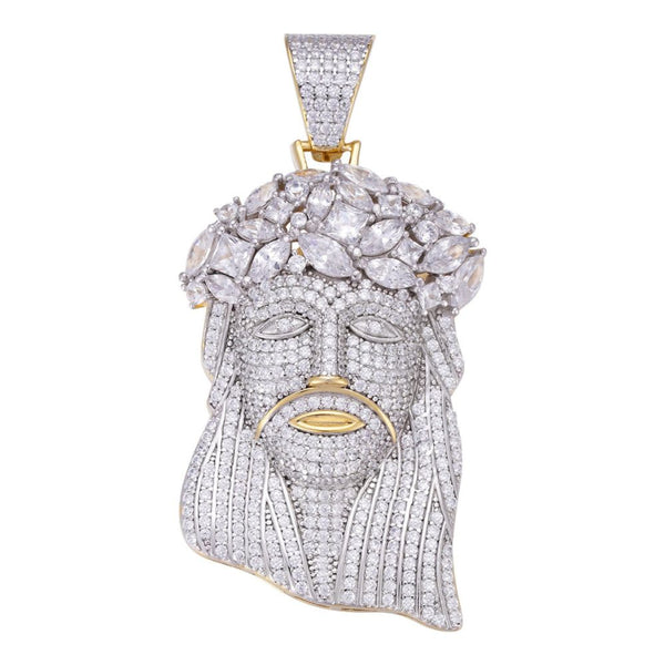 Moissanite Diamond Iced Out Unique Jesus Hip Hop Pendant
