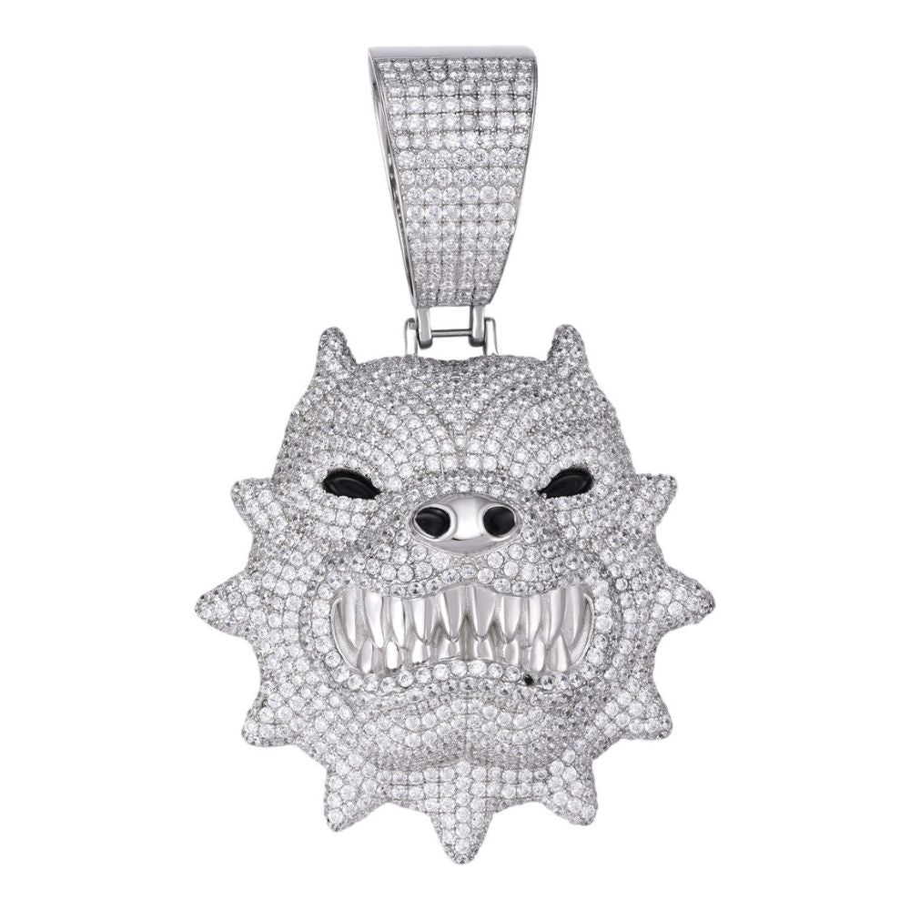 Moissanite Diamond Iced Out Pitbull Hip Hop Pendant