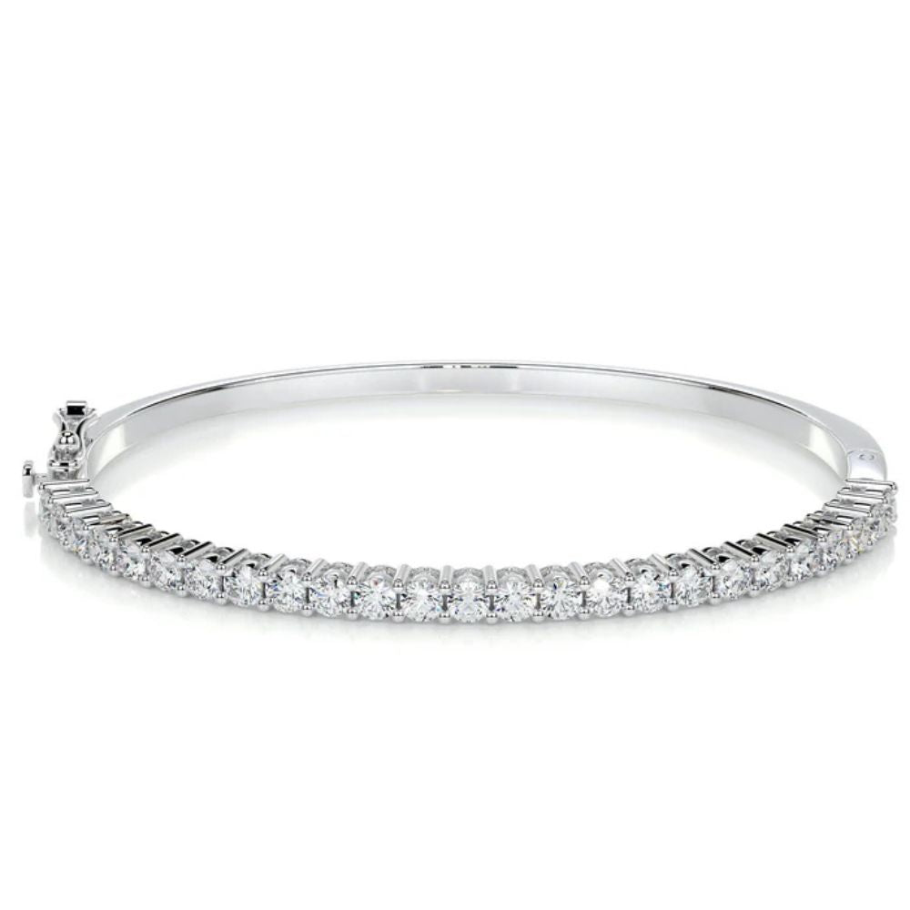 VVS1 Moissanite Round Cut Tennis Bracelet