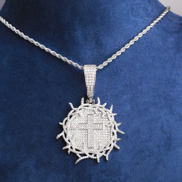 Men's Wear Round Cut Lab Grown Diamond Hip Hop Pendant