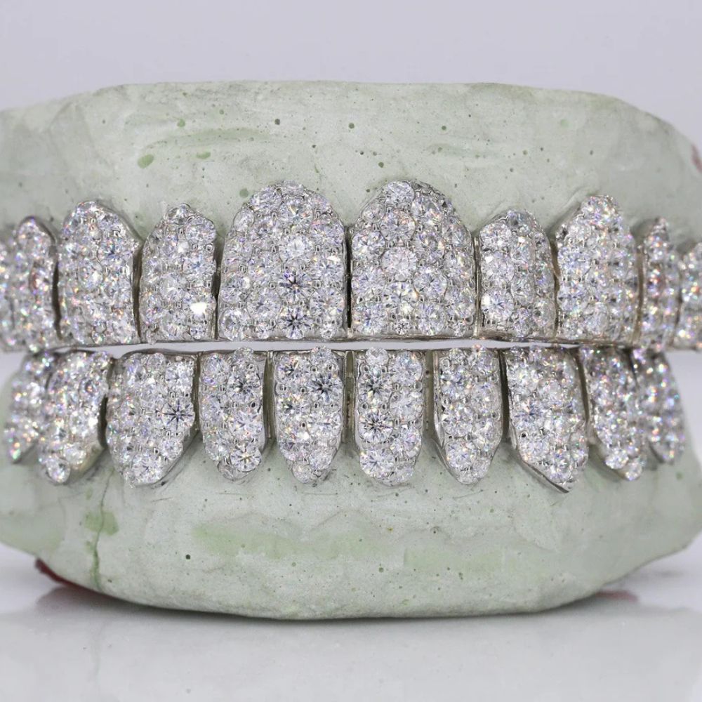 VVS1 Moissanite Iced Out Hip Hop Grillz For Men
