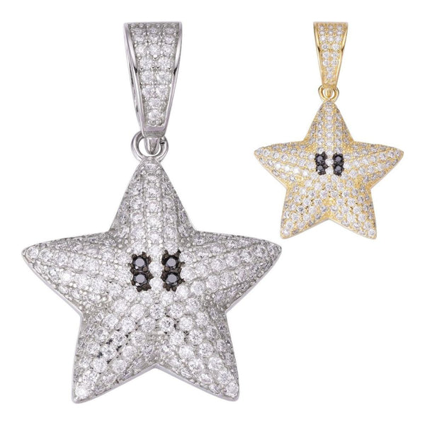 Iced Out Moissanite Diamond Starfish Hip Hop Pendant