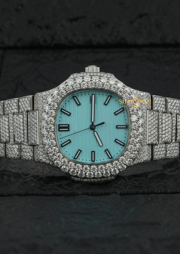 Moissanite Watch Hip Hop Luxury Diamond Watch