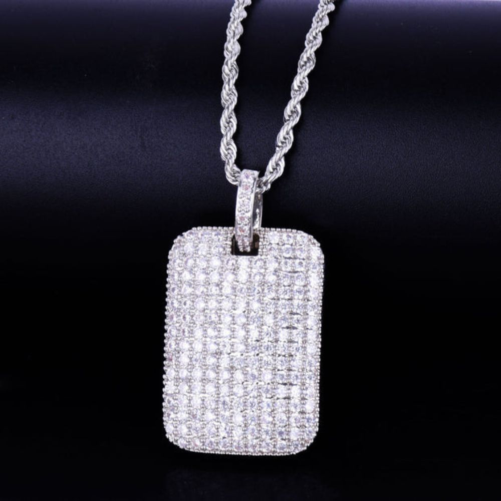 Lab Grown Diamond Round Cut Iced Out Hip Hop Pendant