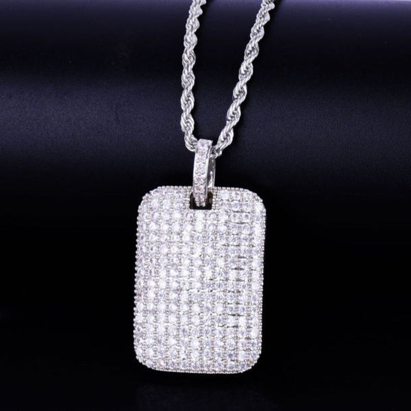 Lab Grown Diamond Round Cut Iced Out Hip Hop Pendant