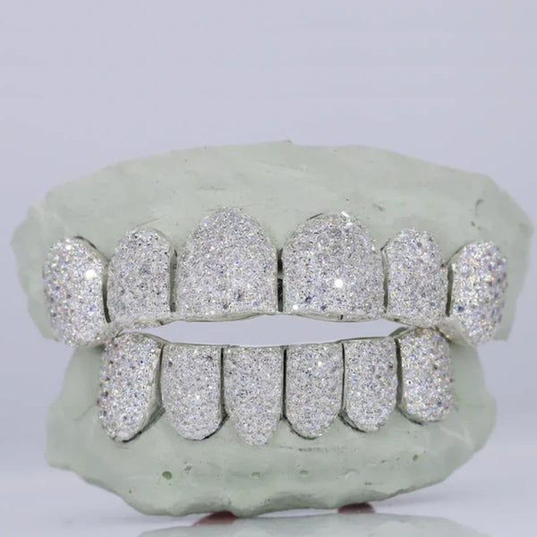 Moissanite Diamond Iced Out Grillz For Men's