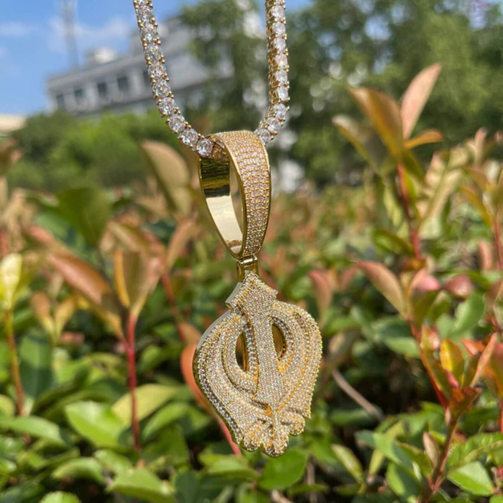 Round Cut Iced Out Lab Grown Diamond Hip Hop Pendant