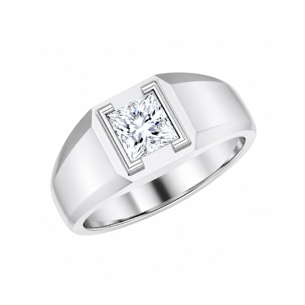 Round Cut Lab Grown Diamond Solitaire Engagement Ring