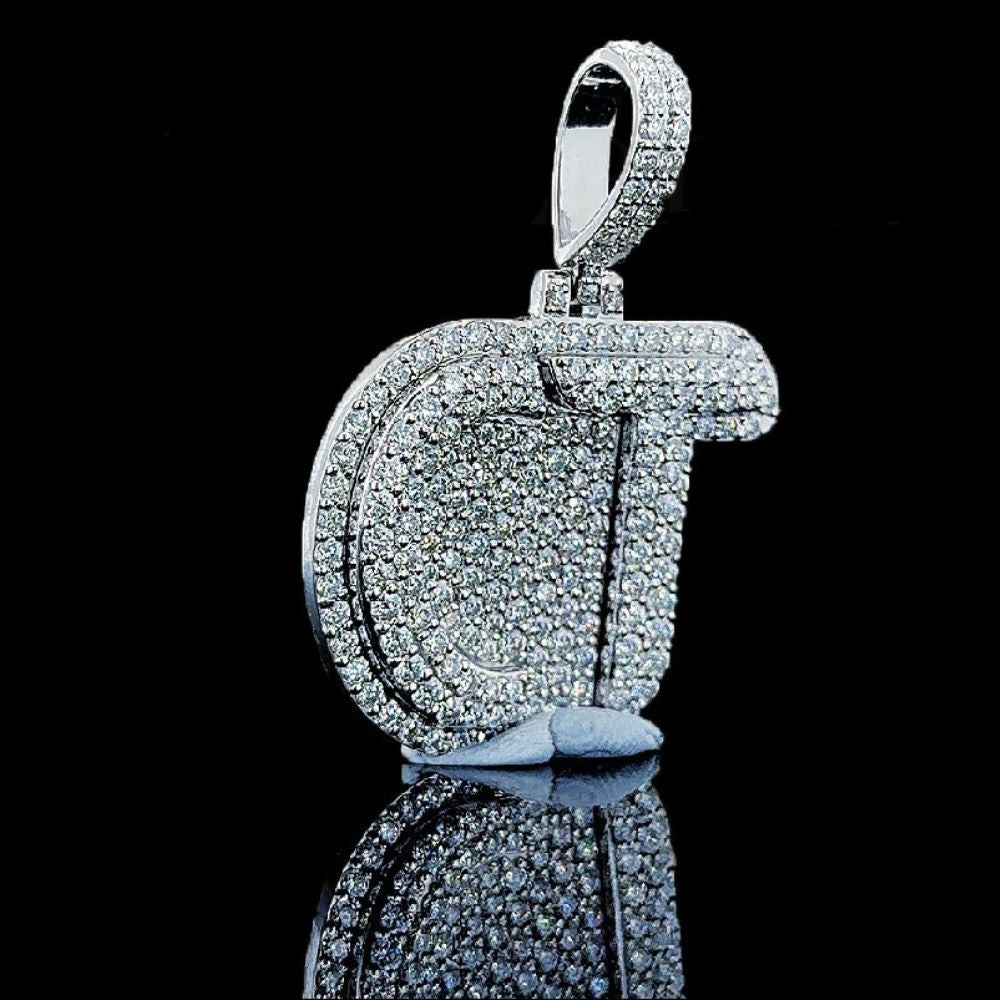 Elegant Iced Out Moissanite Diamond Hip Hop Pendant