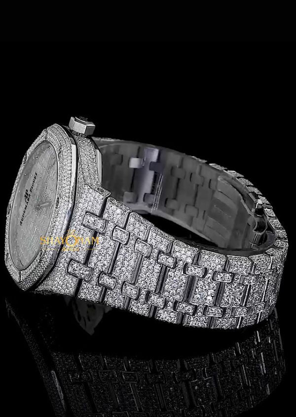 VVS1 Moissanite Diamond Watch Iced Out Luxury Watch Gift For Him