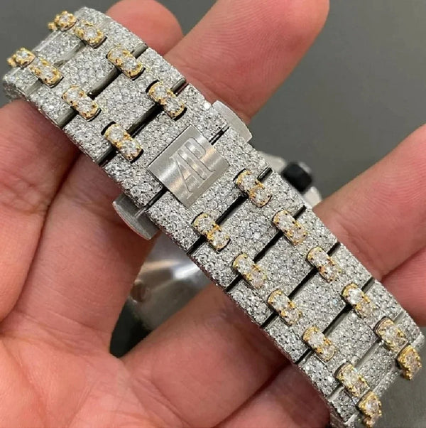 Moissanite Diamond Hip Hop Luxury Watch for Birthday Gift