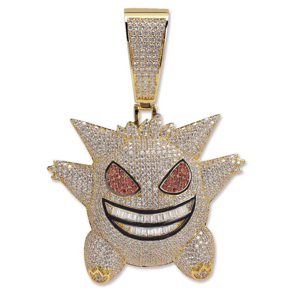 Moissanite Diamond Pokemon Hip Hop Pendant