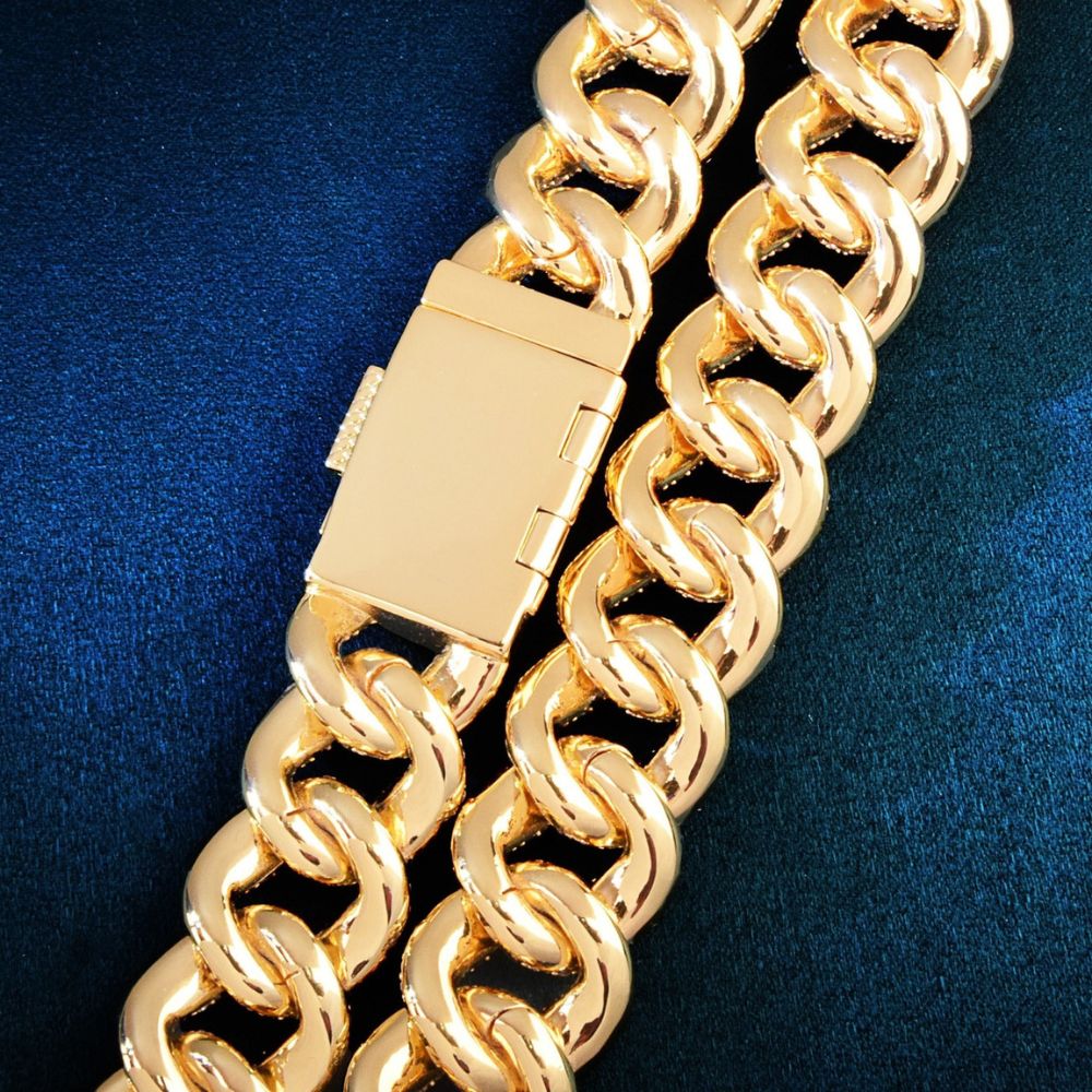 Lab Grown Diamond Round Cut Flooded Iced Out Chain