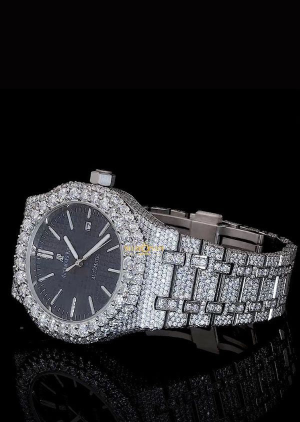 Full White Moissanite Diamond Iced Out Luxury Watches