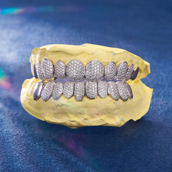 VVS1 Moissanite Iced Out luxury Hip Hop Grillz