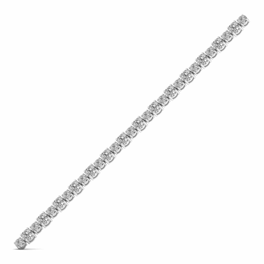 VVS1 Moissanite Round Cut Tennis Bracelet