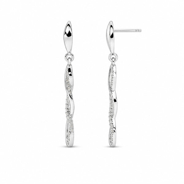 Round Cut Moissanite Classic Drop Dangle Earrings
