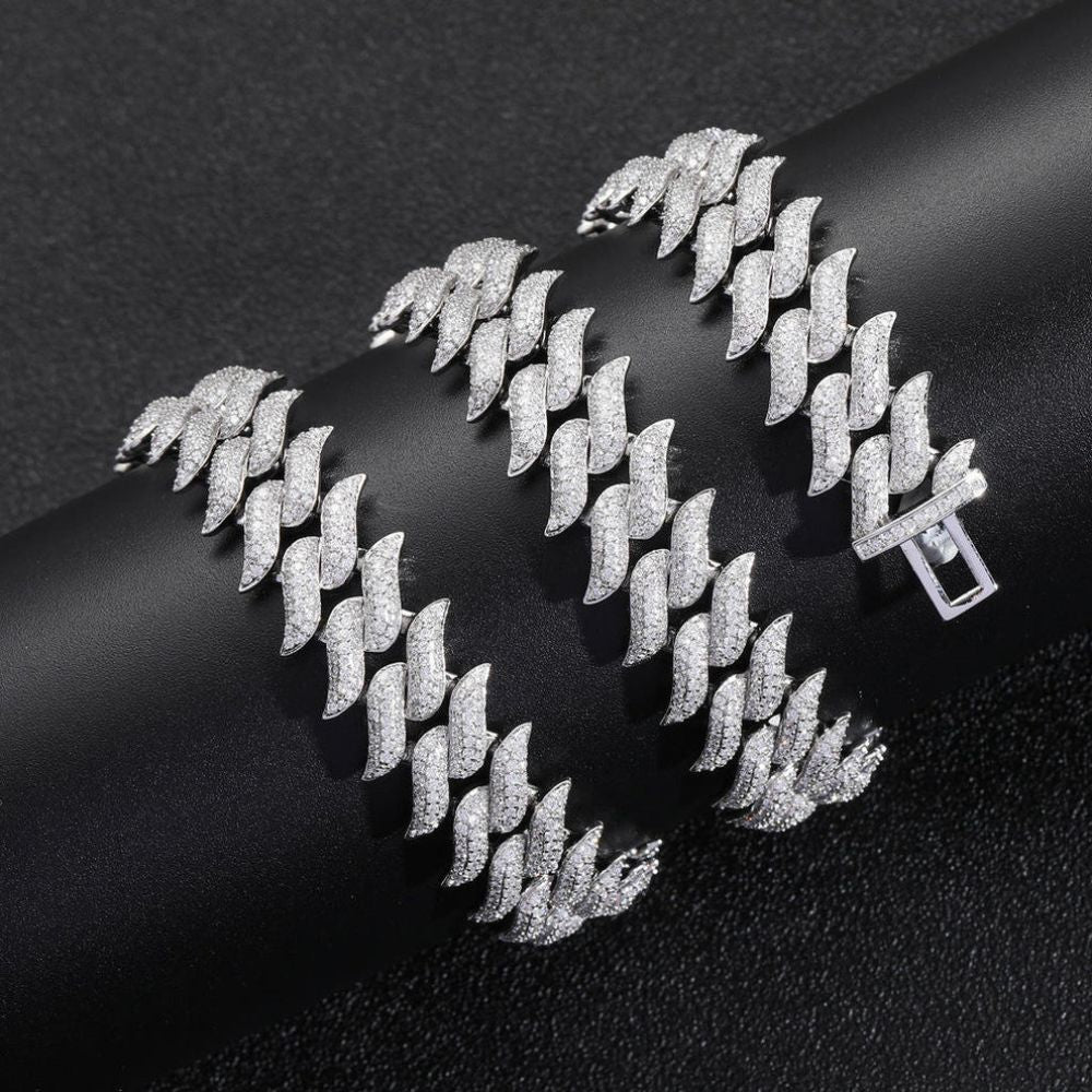 Moissanite Thorns Miami Cuban Link Hip Hop Chain For Him