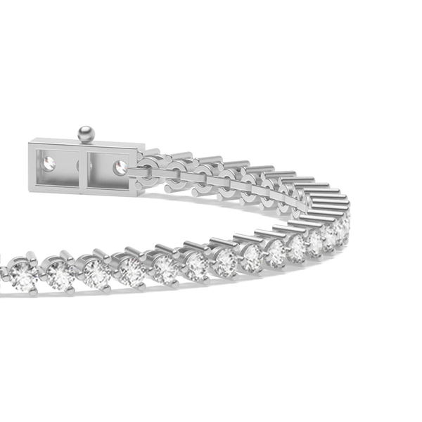 VVS1 Moissanite Round Cut Tennis Bracelet For Her