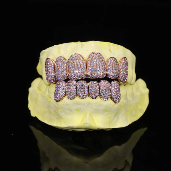 Moissanite Iced Out Customized Hip Hop Grillz