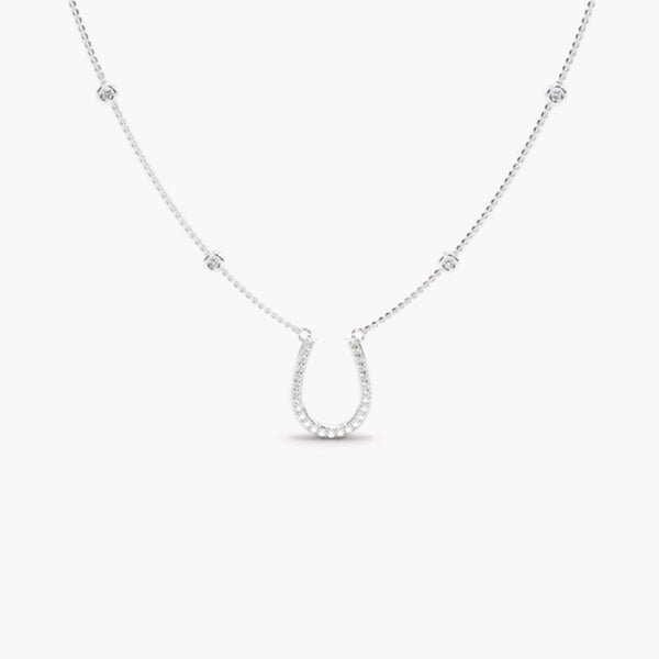 Round Cut Moissanite Pave Set Pendant