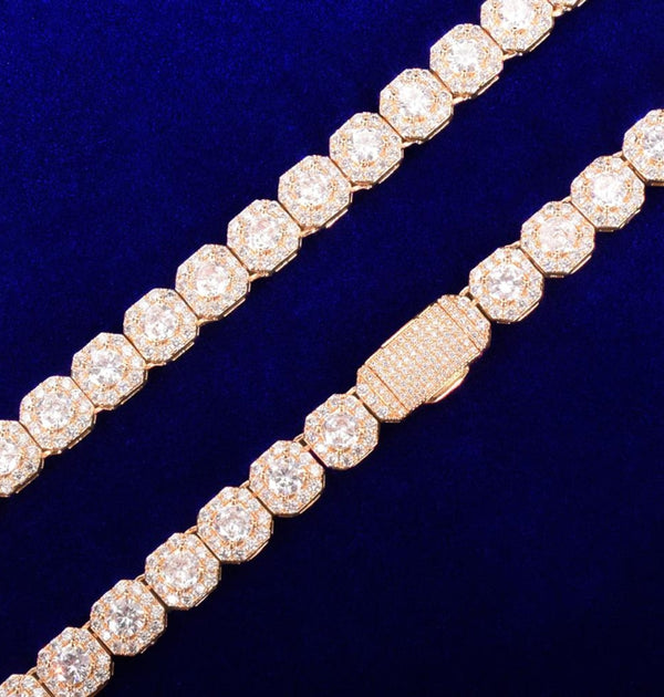Round Cut Moissanite Classic Hip Hop Bracelet