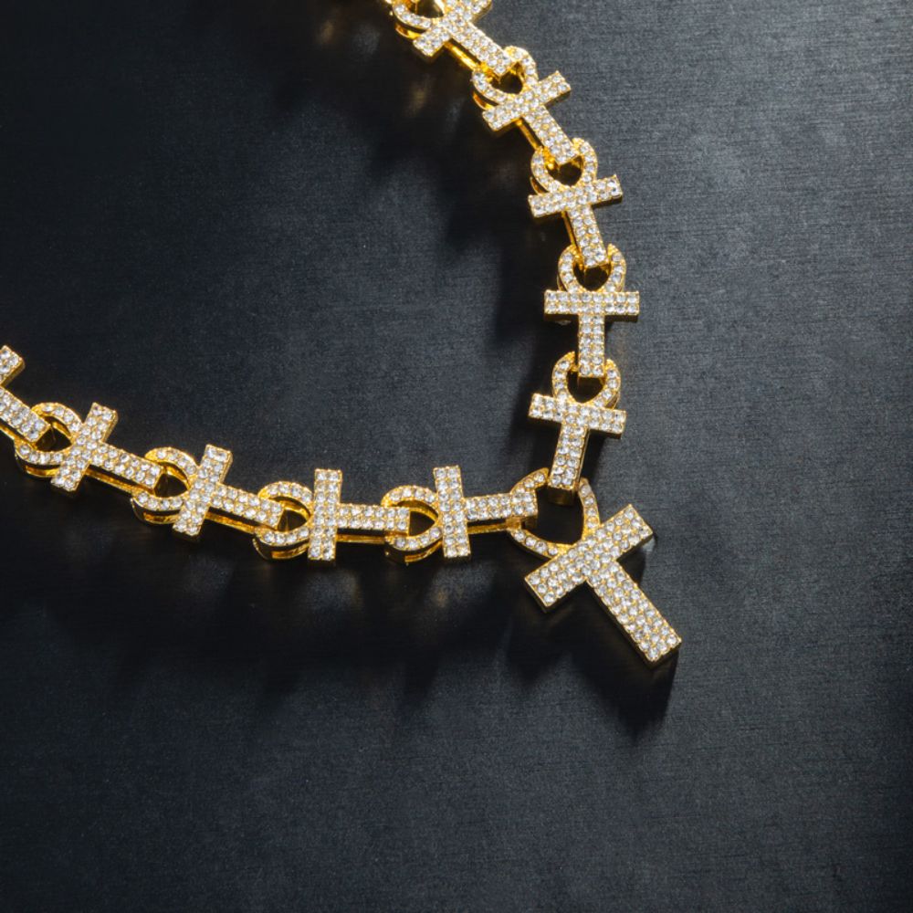 Moissanite Iced Out Men's Hip Hop Chain For Birthday Gift