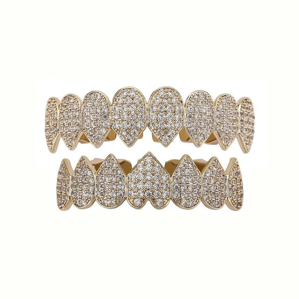 VVS1 Moissanite Diamond Iced Out Unique Customized Grillz