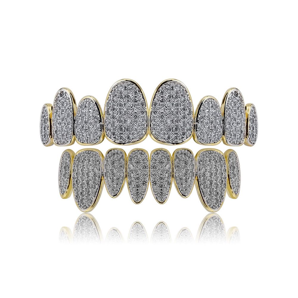 Moissanite Iced Out Luxury Grillz For Men