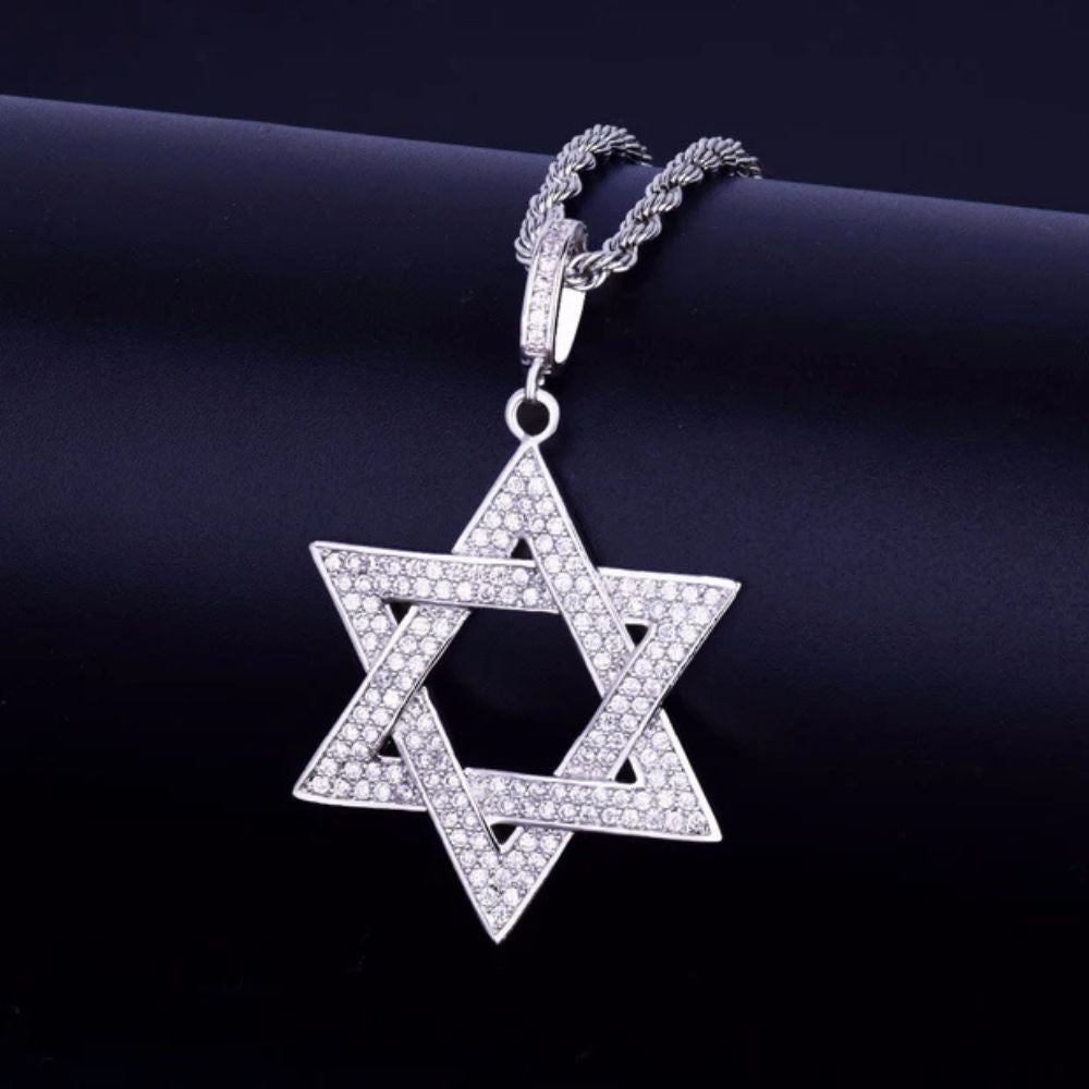Round Cut Lab Grown Diamond Iced Out Hip Hop Pendant