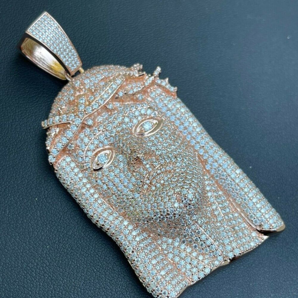 Moissanite Diamond Iced Out Jesus Hip Hop Pendant