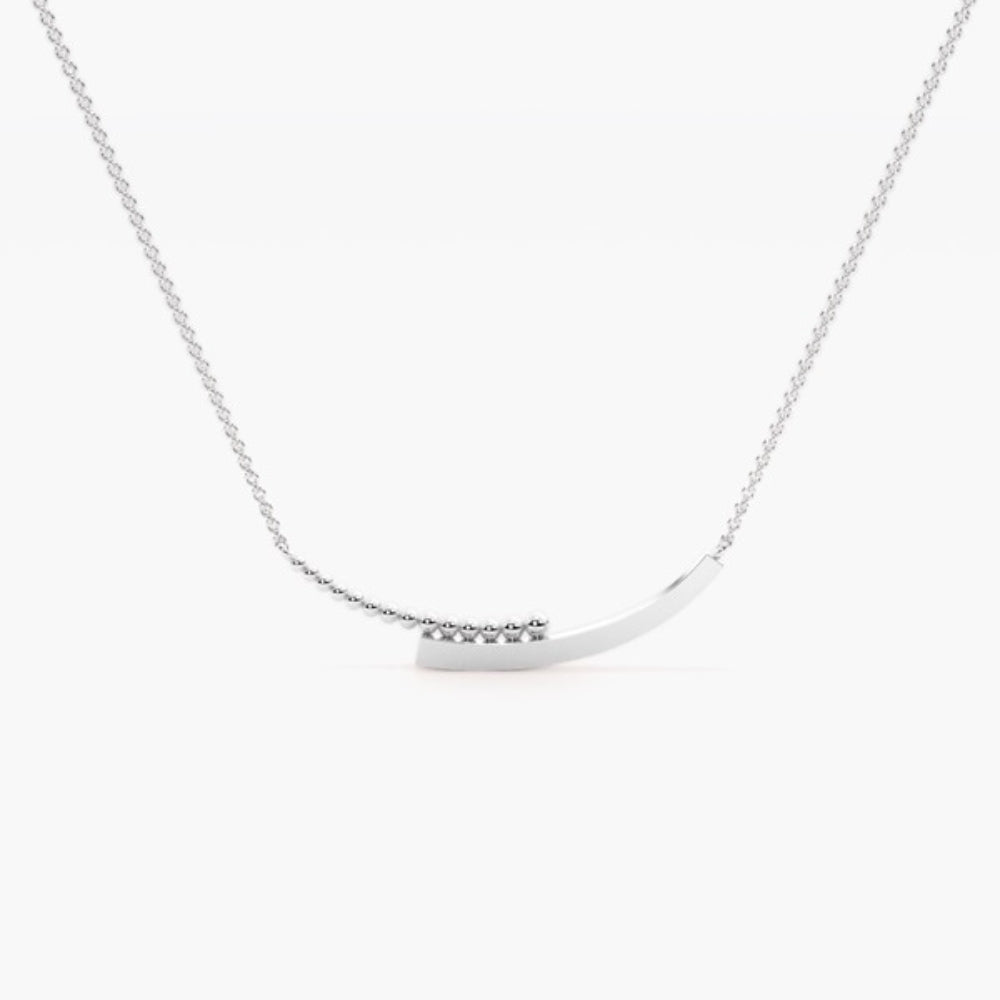 Round Cut Moissanite Pave Set Pendant