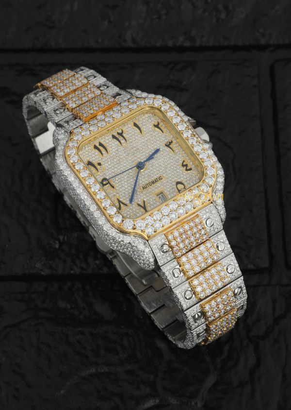 Moissanite Diamond Iced Out Hip Hop Luxury Watch