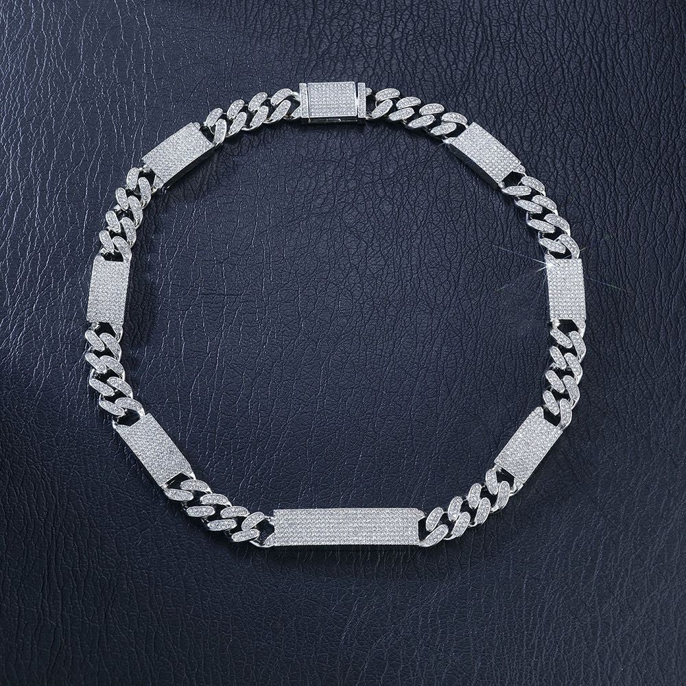 Fully Iced Out Moissanite Men's Chain For Anniversary Gift