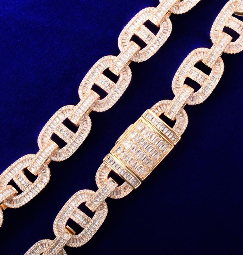 Colorless Moissanite Iced Out Hip Hop Bracelet For Men