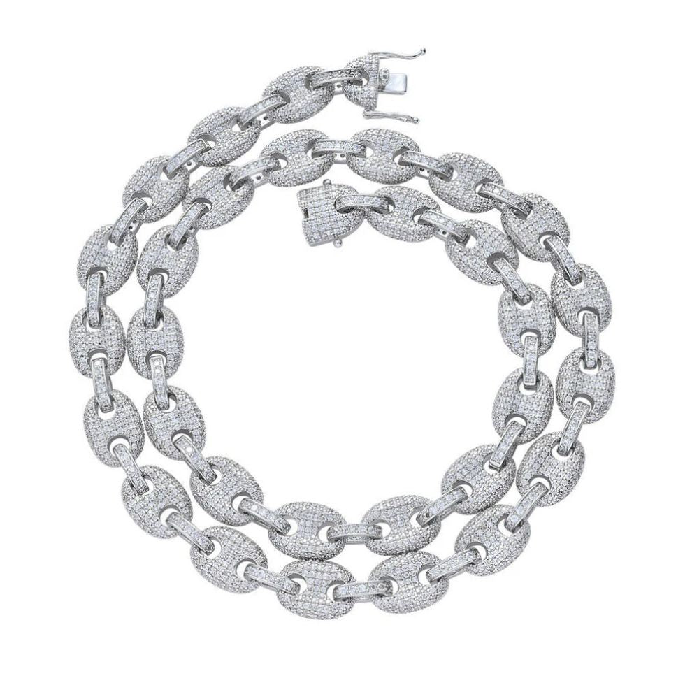Moissanite Iced Out Unique Link Hip Hop Chain