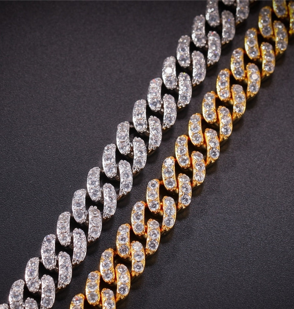 Round Cut Moissanite Classic Hip Hop Bracelet