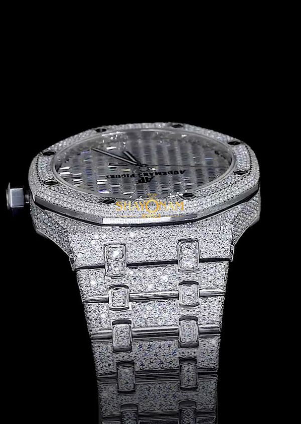 VVS1 Moissanite Diamond Watch Iced Out Luxury Watch Gift For Him