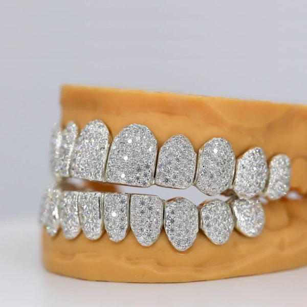 Moissanite Iced Out Hip Hop Luxury Grillz For Men's