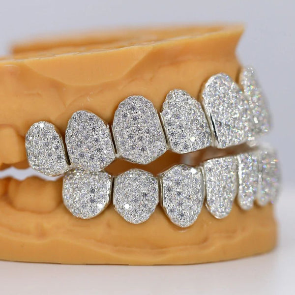 Colorless Moissanite Iced Out Luxury Hip Hop Grillz