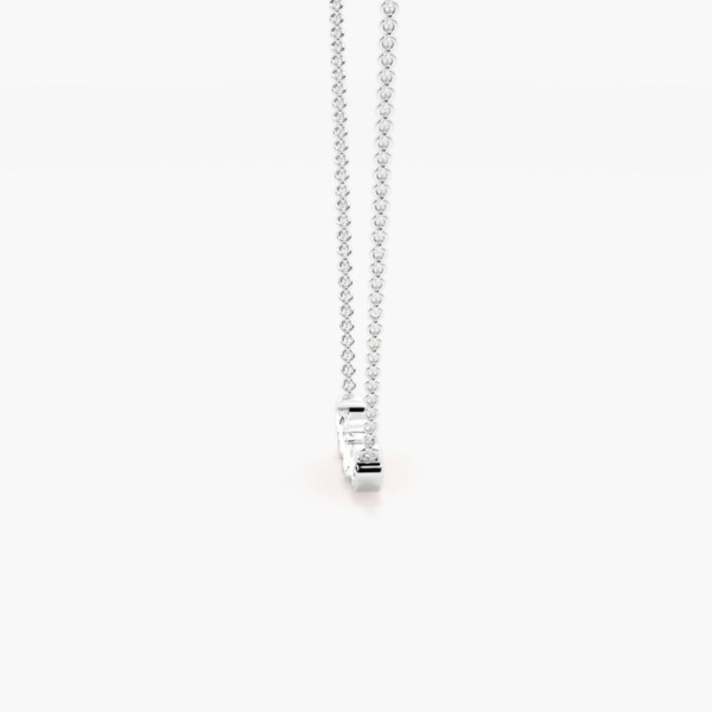 Multi Diamond Moissanite Five Stone Pendanr For Her