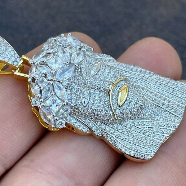 Moissanite Diamond Iced Out Unique Jesus Hip Hop Pendant