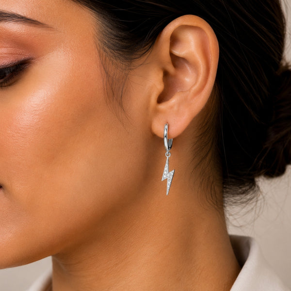 Moissanite Round Cut Classic Drop Dangle Earrings For Birthday Gift