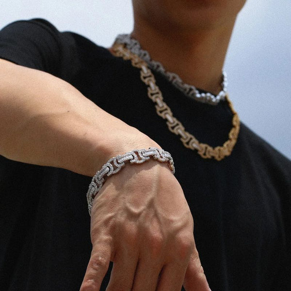 Moissanite Iced Out Rapper Style Hip Hop Bracelets