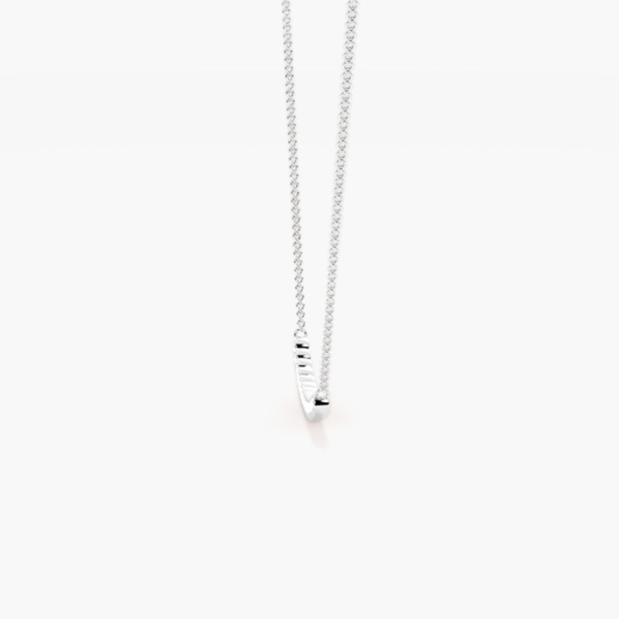 VVS1 Moissanite Round Cut Bezel Set Pendant