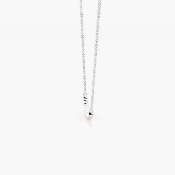 VVS1 Moissanite Round Cut Bezel Set Pendant