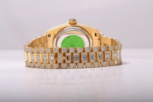 Iced Out Moissanite Diamond Hip Hop Luxury Watch for Him