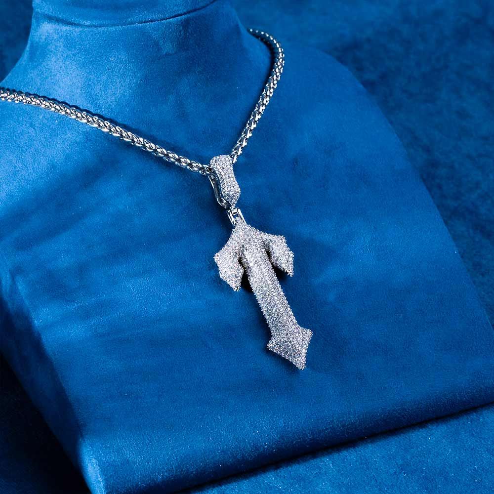 VVS1 Moissanite Iced Out Trapstar Hip Hop Pendant